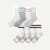 Women's Vintage Stripes Half Calf Sock 8-Pack - Lime Rose Mix