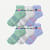 Youth All-Purpose Performance Quarter Sock 6-Pack - Jungle Grey Mix L