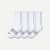 Men's Solids Calf Sock 4-Pack - white - 6