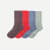 Men's Ultra Stretch Calf Sock 4-Pack - Fjord Putty Mix L
