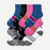Women's Running Quarter Sock 12-Pack - Pink Blue Multi Mix