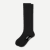 Ribbed Dress OTC Socks - Black L [8806]