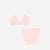 Women's Seamless Triangle Bralette + Brief - Blush