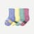 Junior Marl Calf Sock 4-Pack - Blue Glow Mix L [9091]