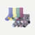 Youth Calf Sock 8-Pack - Blue Glow Pink Mix L