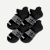 Gripper Ankle Sock 4-Pack - Black White L