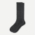 Marl Calf Socks - Black / Washed Black L [3129]