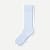 Merino Cashmere Blend Calf Socks - Halo Blue L [8155]