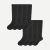 Men's Dress Knee High Sock 8-Pack - Solid Black