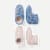 Toddler Gripper Slipper Bootie - Sherpa-Lined 2-Pack - Bold Blue & Cream L