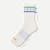Pride Half Calf Socks -  soft white dawn blue L [8973]