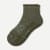 Merino Wool Blend Roll Top Gripper House Socks - Soft Olive Heather L [7240]
