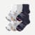 Men's Golf Quarter Sock 6-Pack - Midnight Navy Mix