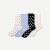 Women’s Valentine’s Half Calf Sock 4-Pack - Heart Mix L