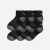 Women's Running Quarter Sock 6-Pack - black-bee - 18