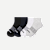 Youth Solids Quarter Sock 4-Pack - mixed L [10007]