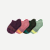 Junior Marl Ankle Sock 4-Pack - Peach Plum Mix L [8771]