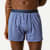 Cotton Modal Blend Boxer Brief - PERI SKY / TIDAL NAVY MICRO STRIPE MO1 [8473]