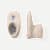 Baby Gripper Slipper - Blush Sand L Front + Side [8518]
