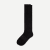 Marl Knee High Socks Black L