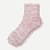 Summer Slub Quarter Socks - Dusty Mauve L [8869]