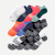 Women's Running Ankle Sock 12-Pack - Navy Peach Mix