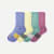 Youth Marl Calf Sock 4-Pack - Blue Glow Mix L [9085]