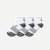 Men's Running Quarter Sock 3-Pack - white-bee - 1