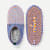 Patterned Gripper Slipper - Double-Cushion - Chalk Blue L2 [7719]