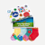 Toddler Eric Carle Lightweight Calf Sock 4-Pack Gift Box - critter mix L [9894]