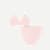 Women's Seamless Triangle Bralette + High Rise Brief - Blush