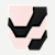 Women's Seamless Brief 6-Pack - Blush Black L