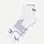 Running Quarter Socks - White L [9270] [2025]