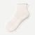 Merino Wool Blend Roll Top Gripper House Socks - Warm Ivory L [7240]