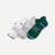 Men's Golf Ankle Sock 3-Pack - white vivid red mix