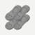 Women's Cushioned No Show Sock 4-Pack - marled-charcoal - 3