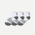 Women's Running Quarter Sock 3-Pack - white-bee - 8