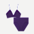 Women's Seamless Triangle Bralette + High Rise Brief - Concord L