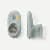 Baby Gripper Slipper - Misty Sky L Front + Side [8518]