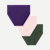 Women's Seamless High Rise Brief 3-Pack - Dark Elm Concord Blush Mix L