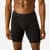 Men's Cotton Modal Blend Long Boxer Brief - Black MO1 [8969]