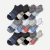 Men's Ankle Sock 12-Pack - Tri-Block Mix L