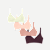 Women's No Show Plunge Bralette 4-Pack - Light Meringue Neutral Mix L