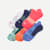 Women's Running Ankle Sock 6-Pack - navy peach mix