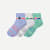 Youth All-Purpose Performance Quarter Sock 3-Pack - Jungle Grey Mix L [8459]