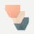 Women's Seamless Brief 3-Pack - Guava Wheat Mix L