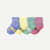 Toddler Marl Gripper Calf Sock 4-Pack - Blue Glow Mix L [9088]
