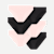 Women's Seamless Bikini 6-Pack - Blush Black Mix L