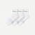 Women's Ruffle Athletic Quarter Sock 3-Pack - white moss L