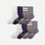  Grippers Half Calf Sock 8-Pack - Harbor Navy Mix